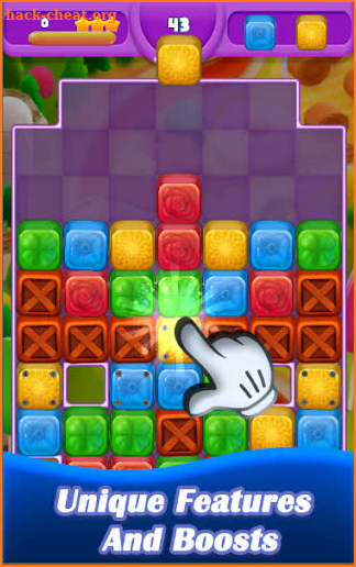 Flower Block Drop screenshot