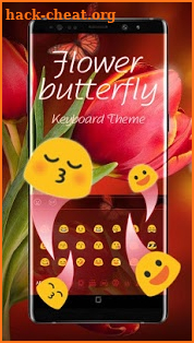 Flower Butterfly Keyboard screenshot