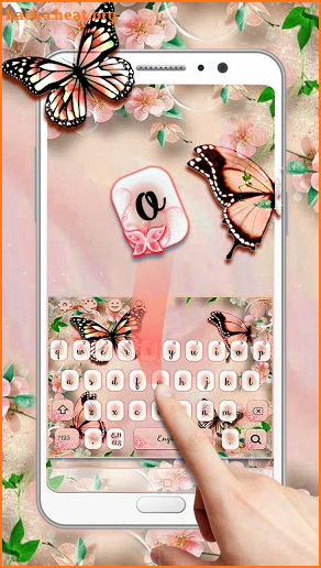 Flower Butterfly Theme screenshot