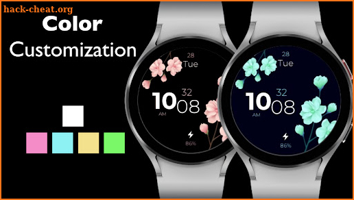 Flower Digital - Watch Face screenshot