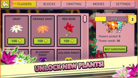 Flower Farm Craft: Garden Decoration & Building screenshot