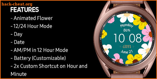 Flower Full HD: Watch Face screenshot