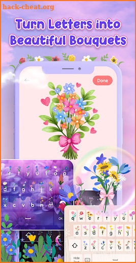 Flower Language Keyboard screenshot