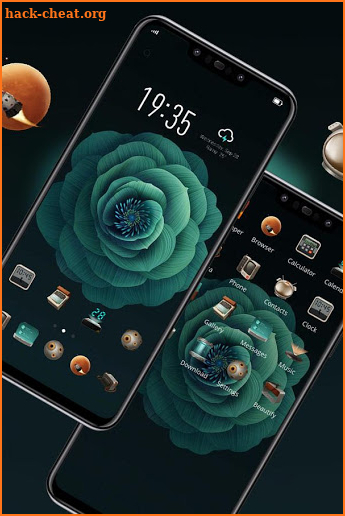 Flower Mi A2 Classic Black Theme screenshot