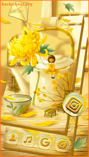 Flower Tea Themes 3D Wallpapers screenshot