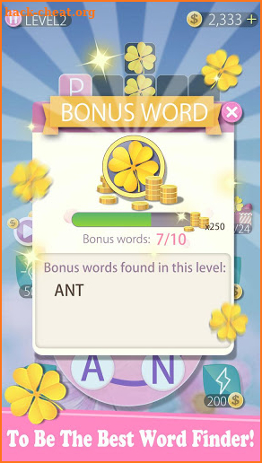 Flower Word - Sea of Flowers, Free Crossword Game screenshot