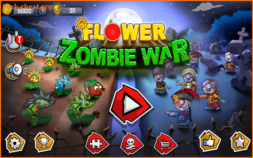 Flower Zombie War screenshot