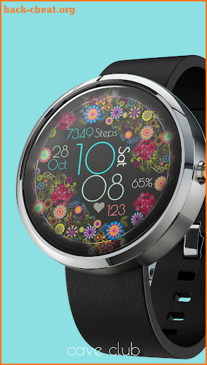 Flowers Elegant Watch Face screenshot