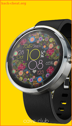 Flowers Elegant Watch Face screenshot