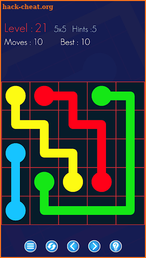 Flowing Free Game - Connect the Dots screenshot