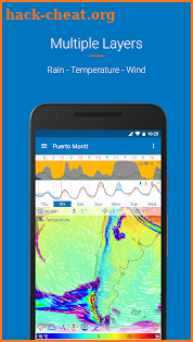 Flowx: visual long range weather forecast screenshot