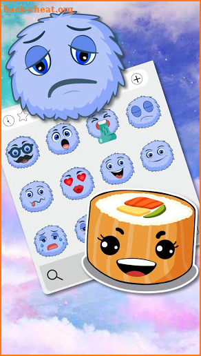 Fluff Ball Emoji Stickers screenshot