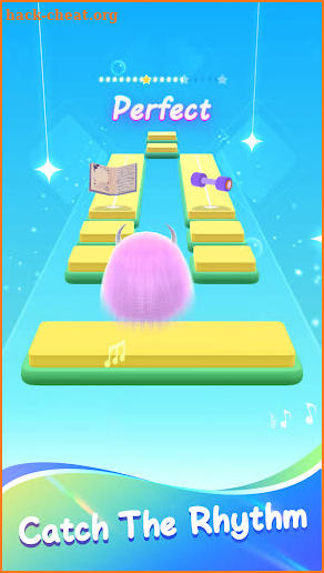 Fluffy Ball: Music Hop Game screenshot