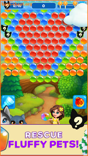 Fluffy Friends Saga: Bubble Shooter Pop screenshot