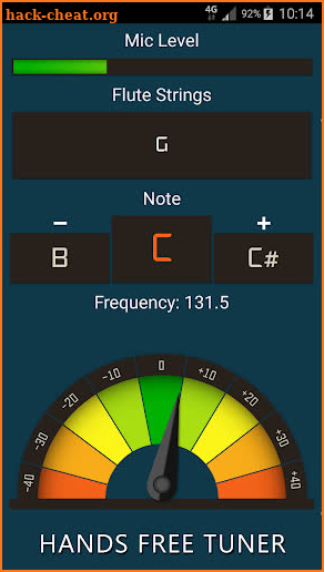 Flute Tuner screenshot