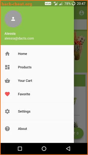 Flutter e-commerce - grocery demo screenshot