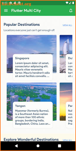 Flutter Multi-City screenshot