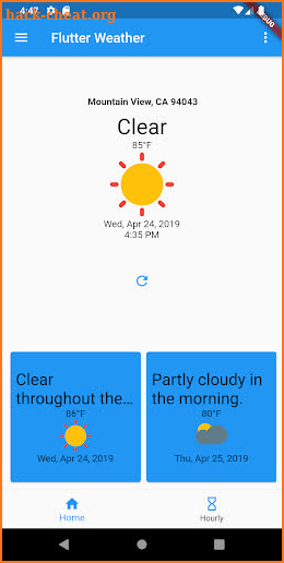 Flutter Weather screenshot