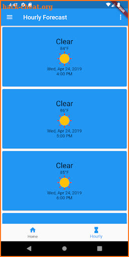 Flutter Weather screenshot