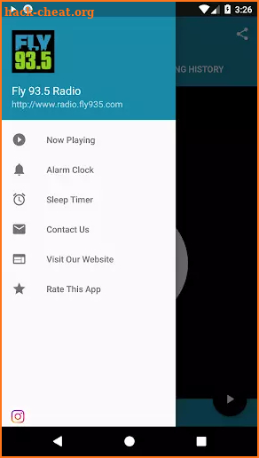 Fly 93.5 Radio screenshot