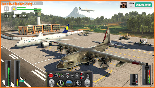 Fly Airplane flight simulator screenshot