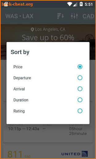 Fly booking cheap screenshot