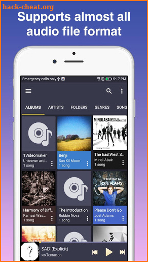 Fly Music Player screenshot