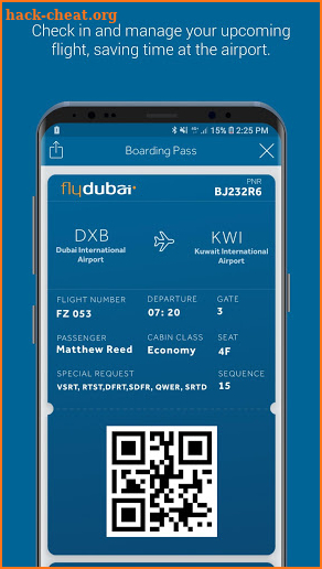 flydubai screenshot