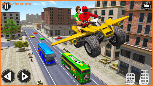 Flying ATV Bike Taxi Simulator: Free Driving Games screenshot