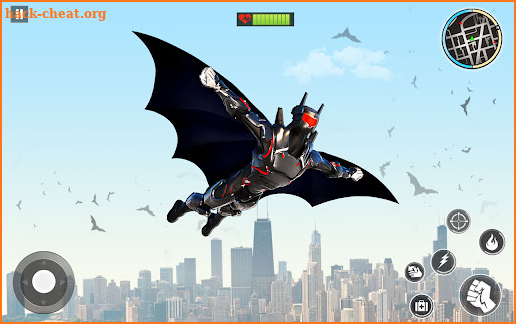 Flying Bat Game Bat Superhero screenshot