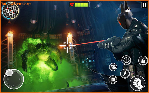 Flying Bat Superhero Man Games screenshot