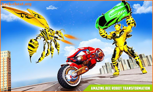 Flying Bee Transform Robot War: Robot Games screenshot