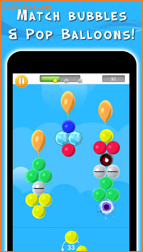 Flying Bubbles Pop! screenshot