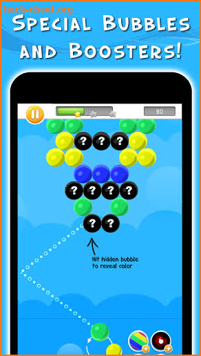 Flying Bubbles Pop! screenshot