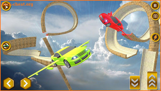 Flying Car Extreme Stunts Driving screenshot