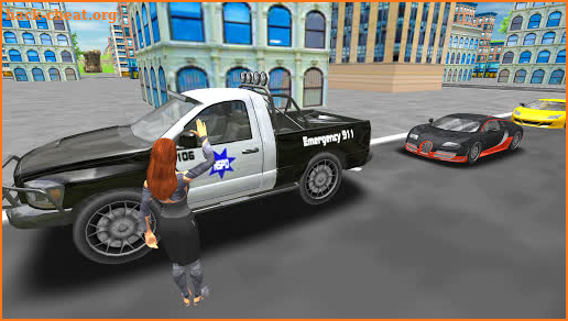 Flying car game : City car games 2020 screenshot