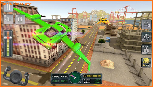 Flying Car Racing Adventure Game screenshot