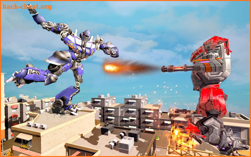 Flying Car Robot Transform Fight screenshot