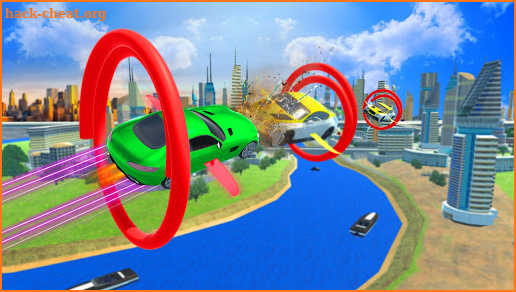 Flying Car Robot Transform - Robot Shooting Game screenshot