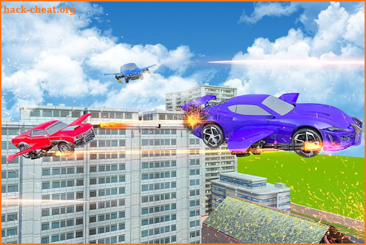 Flying Car Transform Shooting : Car Flying Games screenshot