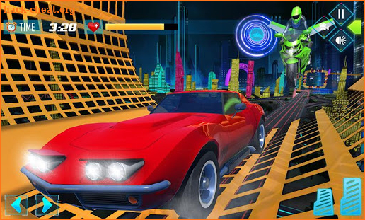 Flying Car Transform Stunts Bike Racing Game screenshot