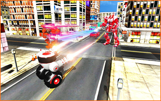 Flying Car Transformation Robot Wars Car Superhero screenshot