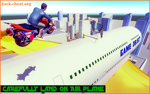 Flying City Bike Race screenshot