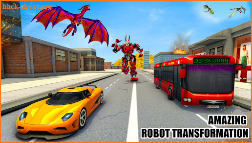 Flying Dragon Car Transforming screenshot