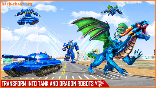 Flying Dragon Robot Bike Game – Tank Robot Game screenshot