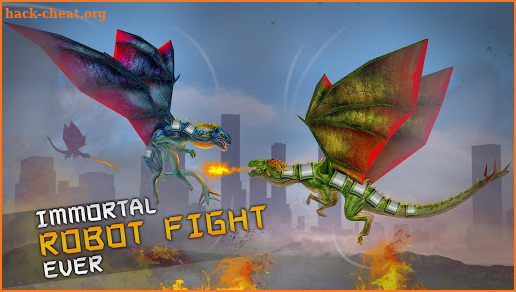 Flying Dragon Robot Bike Simulator screenshot