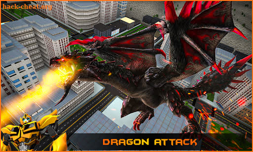 Flying Dragon Robot  Car Transformation Game screenshot