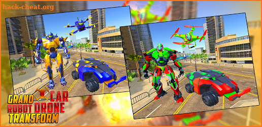 Flying Drone Robot Car Transform screenshot