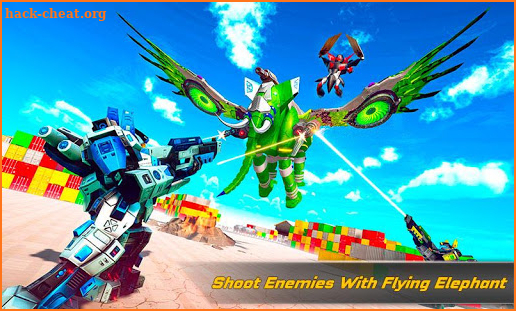 Flying Elephant Robot Transform: Robot War screenshot