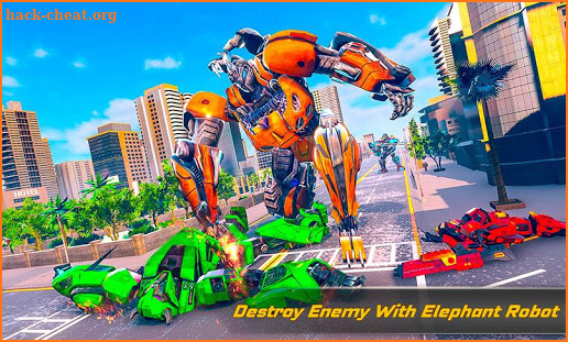 Flying Elephant Robot Transform: Robot War screenshot